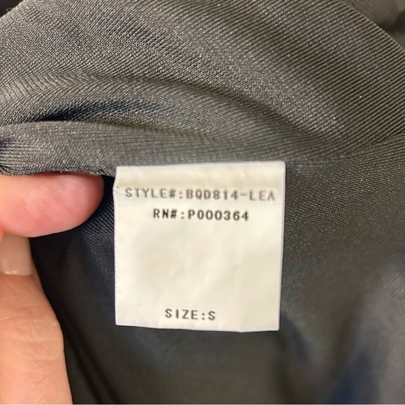 NWT Blaque Label Revolve Faux Leather Tank Dress Size Small - Picture 13 of 15